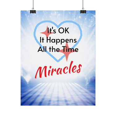 Poster, Miracles Happen